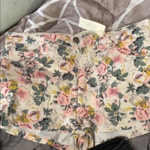 Forever 21 floral shorts